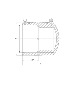 CAPAC(DOP) EF PE100 SDR11 DN 250  mm - imagine 2