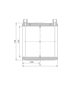 MUFA EF PE100 SDR17 DN 355  mm - imagine 3